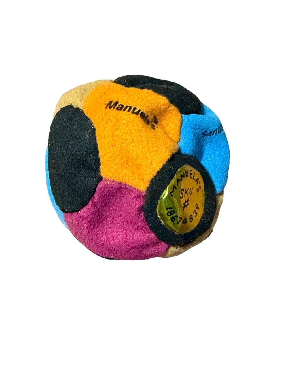 🔥Manuela’s Sandbag Footbag Hacky Sack TAN/ORANGE/PURPLE/BLUE/BLACK BNWT🔥